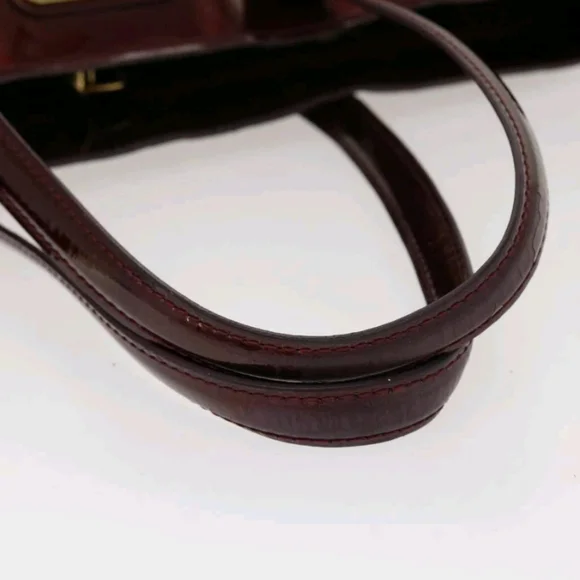 LOUIS VUITTON Rouge Fauviste Monogram Vernis Wilshire MM Tote Bag